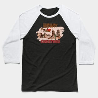 Howdy Christmas Baseball T-Shirt